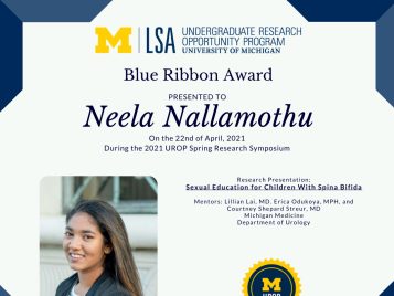 2021 UROP Spring Symposium Blue Ribbon IG 2 